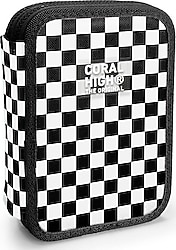 Coral High 11146 Dama Desenli Çift Katlı Kalemlik
