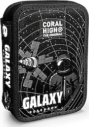 Coral High 11148 Galaxy Desenli Çift Katlı Kalemlik