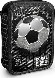 Coral High 11153 Futbol Desenli Çift Katlı Kalemlik