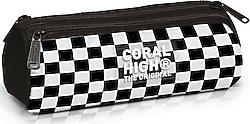 Coral High 11177 Dama Desenli 3 Bölmeli Kalemlik