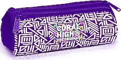 Coral High 11183 Geometrik Desenli 3 Bölmeli Kalemlik