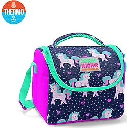 Coral High 11727 Unicorn Desenli Termoslu Beslenme Çantası