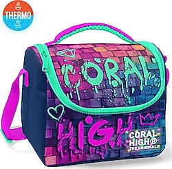 Coral High 11769 Grafiti Desenli Termoslu Beslenme Çantası