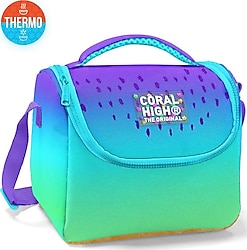 Coral High 11777 Mor Lila Renk Geçişli Termoslu Beslenme Çantası