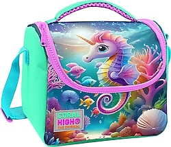 Coral High 11788 Denizatı Desenli Termoslu Beslenme Çantası