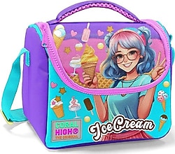 Coral High 11789 Dondurma ve Anime Desenli Termoslu Beslenme Çantası