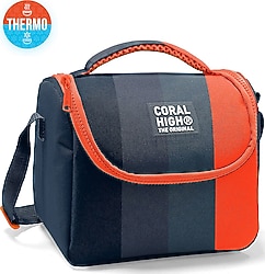 Coral High 11798 Renkli Çizgili Termoslu Beslenme Çantası