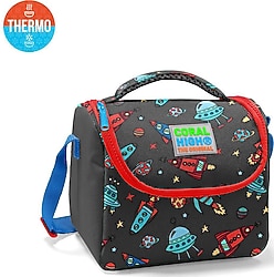 Coral High 11808 Uzay Desenli Termoslu Beslenme Çantası