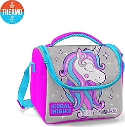 Coral High 11836 Unicorn Desenli Termoslu Beslenme Çantası
