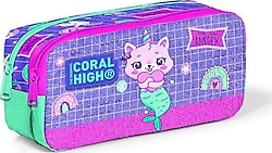 Coral High 12051 Unicorn Desenli 2 Bölmeli Kalemlik