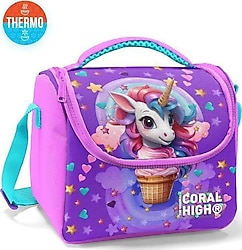 Coral High 12782 Unicorn Desenli Termoslu Beslenme Çantası