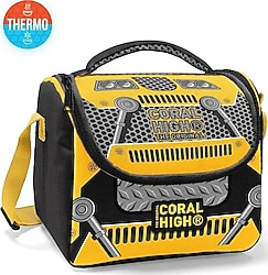 Coral High 12785 Robot Desenli Termoslu Beslenme Çantası