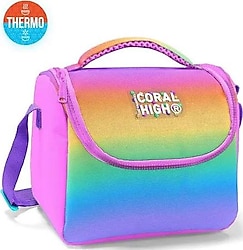 Coral High 12786 Renk Geçişli Termoslu Beslenme Çantası