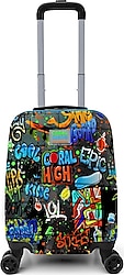 Coral High 16760 Graffiti Desenli ABS Çocuk Valizi