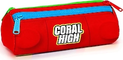 Coral High 22091 Blok Desenli 3 Bölmeli Kalemlik