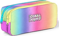 Coral High 22143 Renk Geçişli 2 Bölmeli Kalemlik