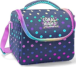 Coral High 22772 Puantiye Desenli Termoslu Beslenme Çantası