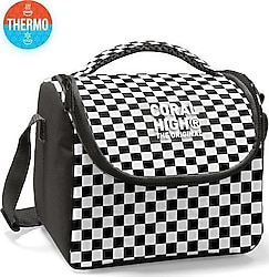 Coral High 22777 Dama Desenli Termoslu Beslenme Çantası