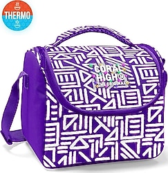 Coral High 22783 Geometrik Desenli Termoslu Beslenme Çantası