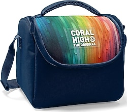 Coral High 22790 Renkli Çizgili Termoslu Beslenme Çantası