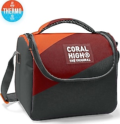 Coral High 22792 Renkli Çizgili Termoslu Beslenme Çantası