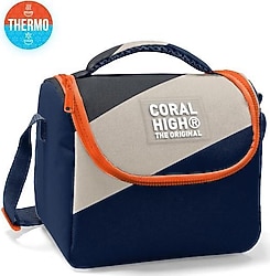 Coral High 22793 Renkli Çizgili Termoslu Beslenme Çantası