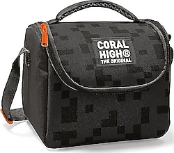 Coral High 22794 Blok Desenli Termoslu Beslenme Çantası