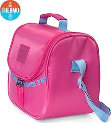 Coral High 27416 Pembe-Mavi Termoslu Beslenme Çantası