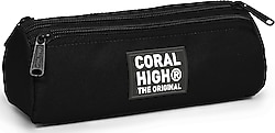 Coral High 31040 Siyah 3 Bölmeli Kalemlik