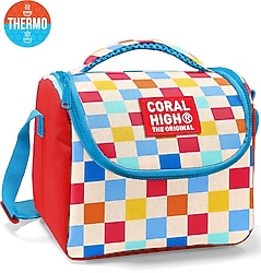 Coral High 37125 Dama Desenli Termoslu Beslenme Çantası