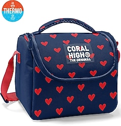 Coral High 37129 Kalp Desenli Termoslu Beslenme Çantası