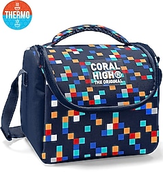 Coral High 37135 Geometrik Desenli Termoslu Beslenme Çantası