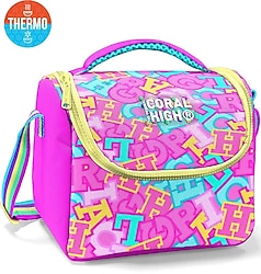 Coral High 37141 Harf Desenli Termoslu Beslenme Çantası