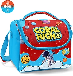 Coral High 37145 Astronot Uzay Desenli Termoslu Beslenme Çantası