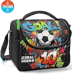 Coral High 37153 Goal Desenli Termoslu Beslenme Çantası