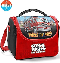 Coral High 37163 İtfaiye Desenli Termoslu Beslenme Çantası