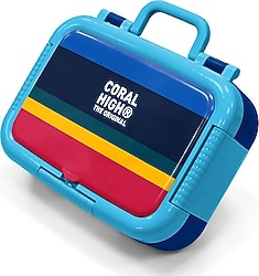 Coral High 39122 Çizgi Desenli Çelik Beslenme Kutusu