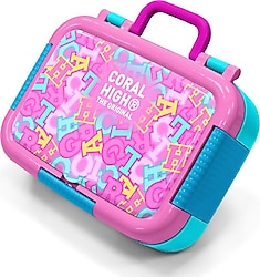 Coral High 39141 Harf Desenli Çelik Beslenme Kutusu
