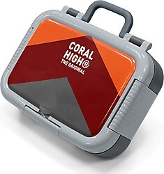 Coral High 39199 Renkli Çizgili Desenli Çelik Beslenme Kutusu