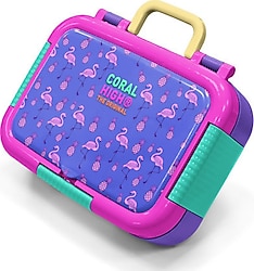 Coral High 39211 Flamingo Desenli Çelik Beslenme Kutusu