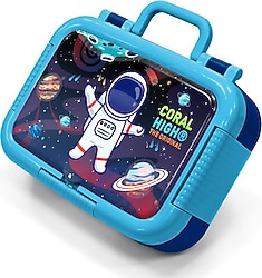 Coral High 39240 Astronot Dinozor Desenli Çelik Beslenme Kutusu