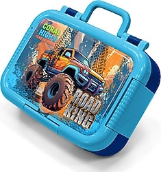 Coral High 39285 High Wheels Truck Desenli Çelik Beslenme Kutusu