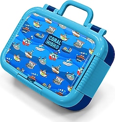 Coral High 39296 Gemi Desenli Çelik Beslenme Kutusu