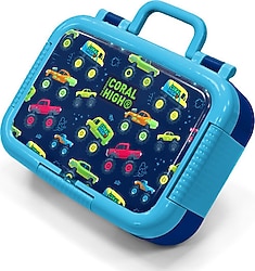 Coral High 39306 Monster Truck Desenli Çelik Beslenme Kutusu