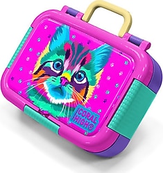 Coral High 39319 Kedi Desenli Çelik Beslenme Kutusu