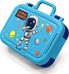 Coral High 39324 Astronot Desenli Çelik Beslenme Kutusu