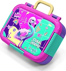 Coral High 39331 Flamingo Desenli Çelik Beslenme Kutusu