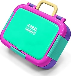 Coral High 39348 Renkli Desenli Çelik Beslenme Kutusu