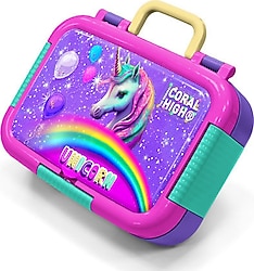 Coral High 39361 Simli Unicorn Desenli Çelik Beslenme Kutusu