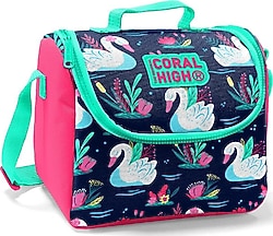 Coral High 22732 Kuğu Desenli Termoslu Beslenme Çantası